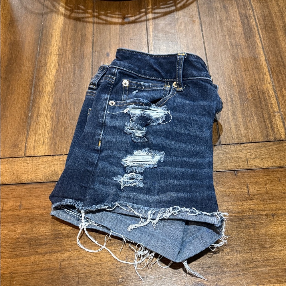 American Eagle Outfitters Dark Blue Jean Shorts